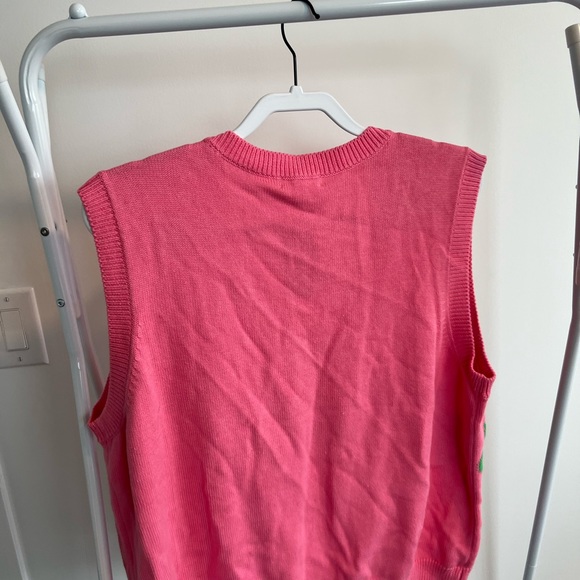 BNWT Nordstrom BP Sweater Vest 70s Floral Aesthetic - Picture 3 of 3